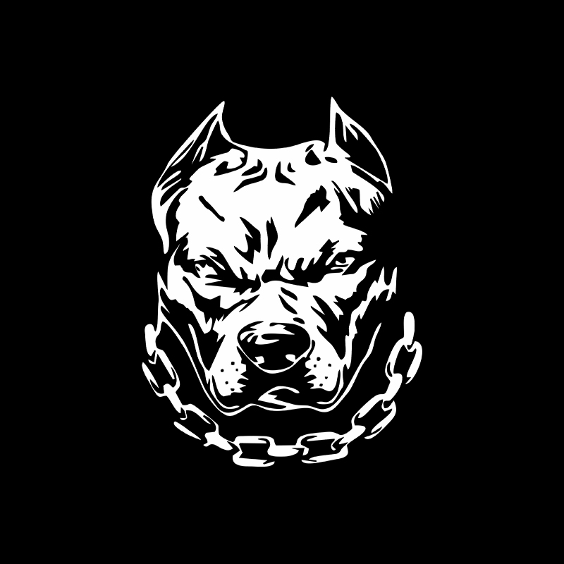 Motorcycle Gear For Dogs - Lustiger Hundekopf, kreativer Autoaufkleber für Autofenster,