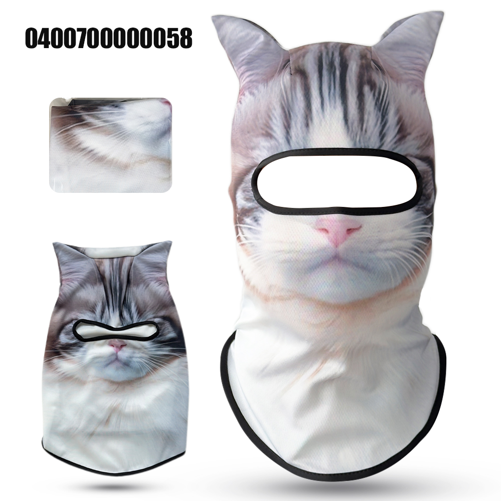 Motorcycle Gear For Dogs - 3D Tier-Gesichtsmaske Motorrad-Fahrerzubehör Sonnenschutz Nackenwärmer mit