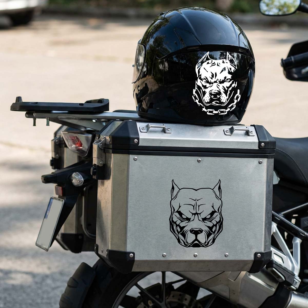 2 Stück/Set Mehrfarbige Pitbul – Motorcycle Gear For Dogs Bewertung und Preis